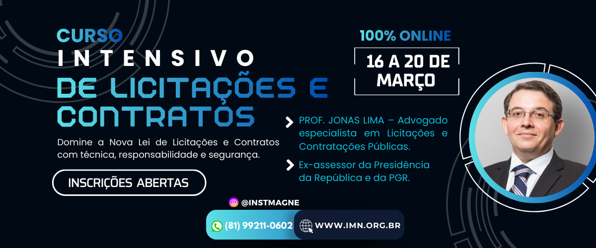 INTENSIVO DE LICITAÇÕES E CONTRATOS