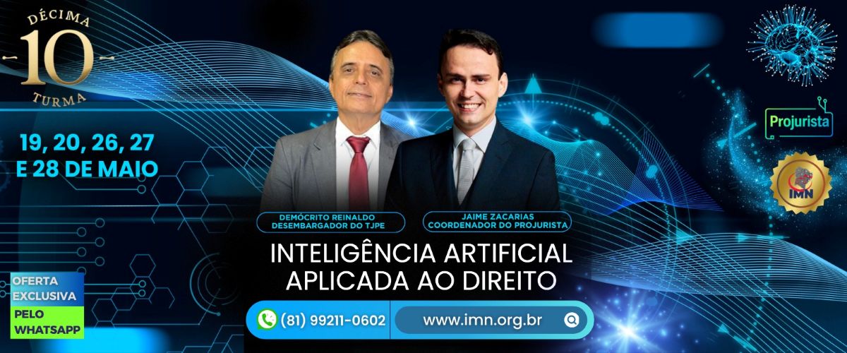 Curso de utilização e personalização do ChatGPT e sistemas de IA por profissionais do Direito