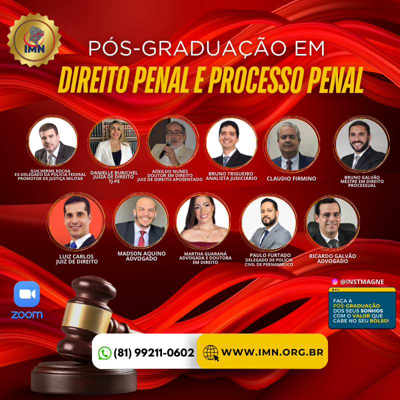 Pós-Graduação em Direito Penal e Processo Penal - 16ª Turma
